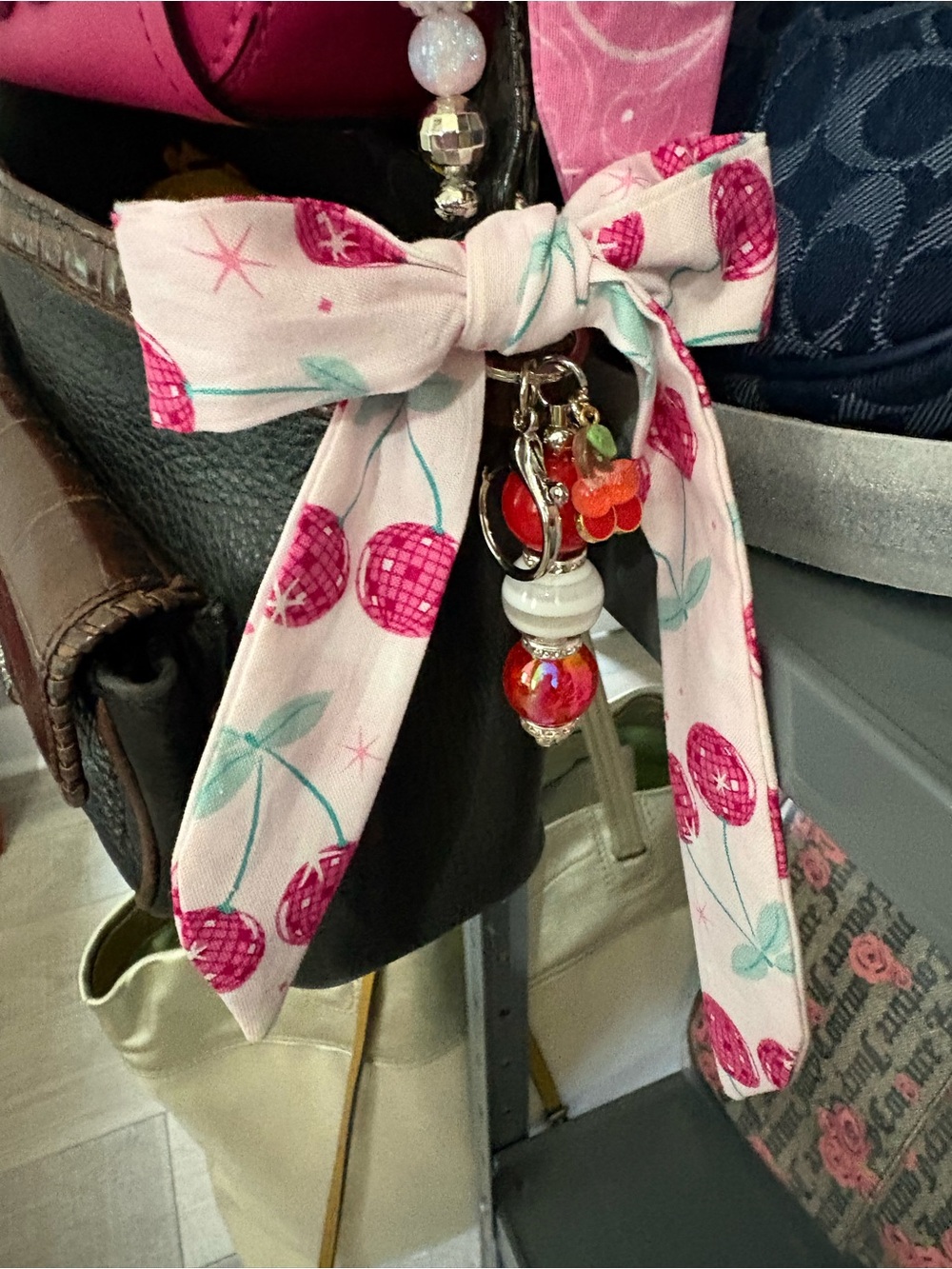 BUY 2 MIX & MATCH SPARKLY CHARMS & HOME SEWN SCARFS 2 for $25 SOME MATCH SCARF/C - Picture 13 of 14
